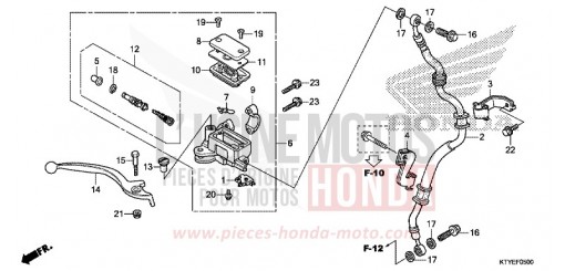 POMPA FRENO ANTERIORE CBR125RF di 2015